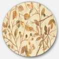 thumbnail image 1 of Designart 'composition Branches de Cuivre' Art Mural Cercle en Métal Style Ferme, 1 of 3