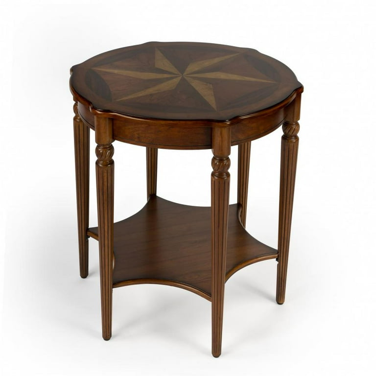 Bainbridge Olive Ash Burl Accent Table Bainbridge Olive Ash Burl Accent Table