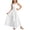 AB58 White, variant on Tisuna Solid Color Dresses For Girls Child Sleeveless Suspender Summer Dress Breathable Soft Teen Girls Youth Wedding Party Pageant Gown Black Size 2-3 Years