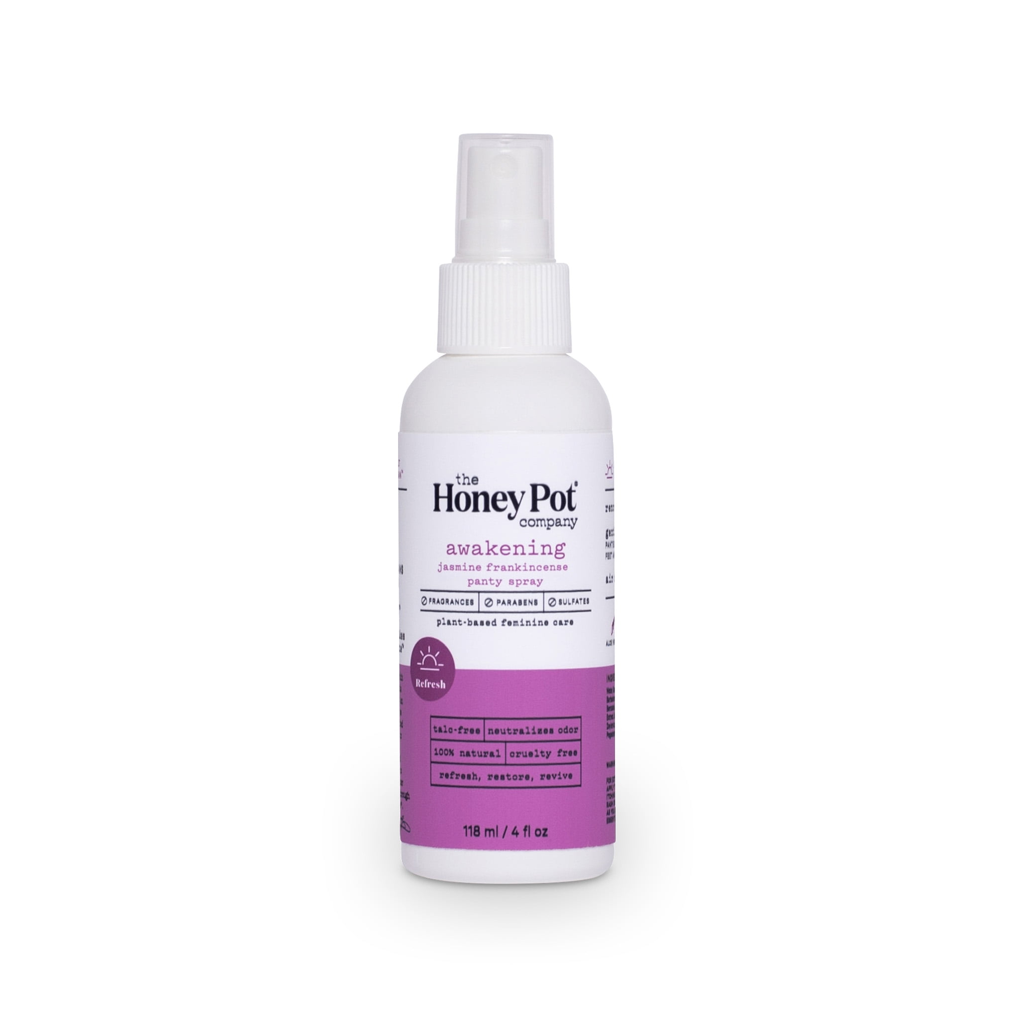 The Honey Pot Company, Awakening Jasmine Frankincense Panty and Body Deodorant Spray, 4 fl. oz