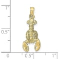 thumbnail image 6 of 10k Yellow Gold 3-D Moveable Lobster Pendant - 27mm, 6 of 8