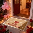 thumbnail image 4 of fsxdhpcsgfc Valentine's Day Heart Shaped Welcome Mat Floor Carpet For Home Door Entrance Thick Blankets for Winter Heavy Giraffe at Home Blanket Foxy And Blanket Comforter Size Warm Twin Blankets for, 4 of 4