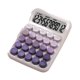 thumbnail image 5 of Calculadora mecánica de escritorio de 12 dígitos, pantalla inclinable de 15 degree, botones grandes y ergonomía. Púrpura degradado, 5 of 9