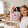 thumbnail image 6 of Heart Bear Mini Bag, Cute Little Crossbody Bag and Coin Purse, Adorable Fashion Accessory for Youngsters as a Gift for Birthdays and Special Occasions, 6 of 6
