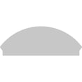 thumbnail image 5 of Ekena Millwork 52"W x 19-7/8"H x 2-3/4"P Segment Arch 4 Spoke Architectural Grade PVC Combination Pediment, 5 of 7