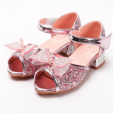 

Baby shoes Infant Kids Baby Girls Pearl Crystal Bling Bowknot Single Princess Shoes Sandals CHMORA