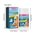 thumbnail image 2 of 2Pcs Pool Cleaning Tablet for Crystal Clear Water, Fast-Acting Slow Dissolve Formula for Cloudy Pools, Above/In-Ground Use, 2 of 4