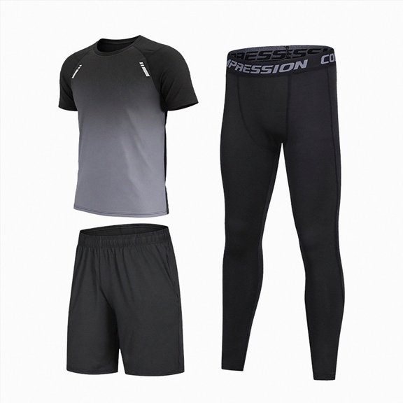 Hessimy Boys Loose Active Short-Sleeve Shirts Sports Jerseys and Athletic Mesh Shorts Set,Jogging Football Tracksuit 8-9 Years