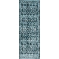 thumbnail image 7 of Transitional 3x10 Area Rug (2'7'' x 9'10'') Oriental Blue, Ecru Indoor Runner Easy to Clean, 7 of 7