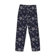 thumbnail image 3 of Fotbe Wildflowers And Dragonflies Men's Pajama Pants,Sleepwear Pants,Pj Bottoms Drawstring And Pockets-Medium, 3 of 7