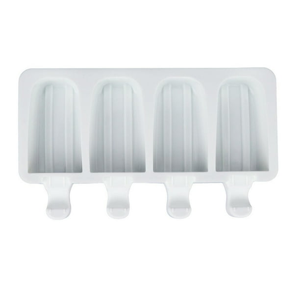 Molde de silicona para caramelos de chocolate y helado casero DIY 4 con 20 palitos de madera Wmkox8yii FHAKJF2884