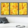 thumbnail image 2 of wall26 Framed Canvas Print Wall Art Set Yellow Daisy Field Collage Nature Wilderness Photography Modern Art Rustic Scenic Colorful Ultra for Living Room, Bedroom, Office - 24"x36"x3 Black, 2 of 5