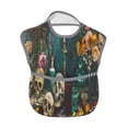 thumbnail image 2 of Susaid Baroque Floral Still Life Print Bibs for Babies Toddlers Adjustable Waterproof Free Soft Durable Bibs for eating with Large Pocket Food Catcher, 2 of 8