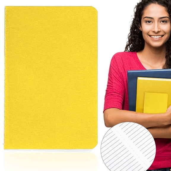 A6 Ruled Notebook 30 Sheets 3.5 x 5.5 Inch, 60 Pages Thick Paper for Work, College, Travel Journaling & Quick Notes and On-the-Road Writing, By Preplabs