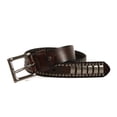 thumbnail image 1 of Jumpingount Cinturones masculinos Cinturón de personalidad informal Cuero Moda Punk Correa de lujo Accesorios Hombres Ropa Adornos de disfraces Ropa, zapatos y accesorios Miscelánea Café 110CM Jumpingount AP016980-02, 1 of 5