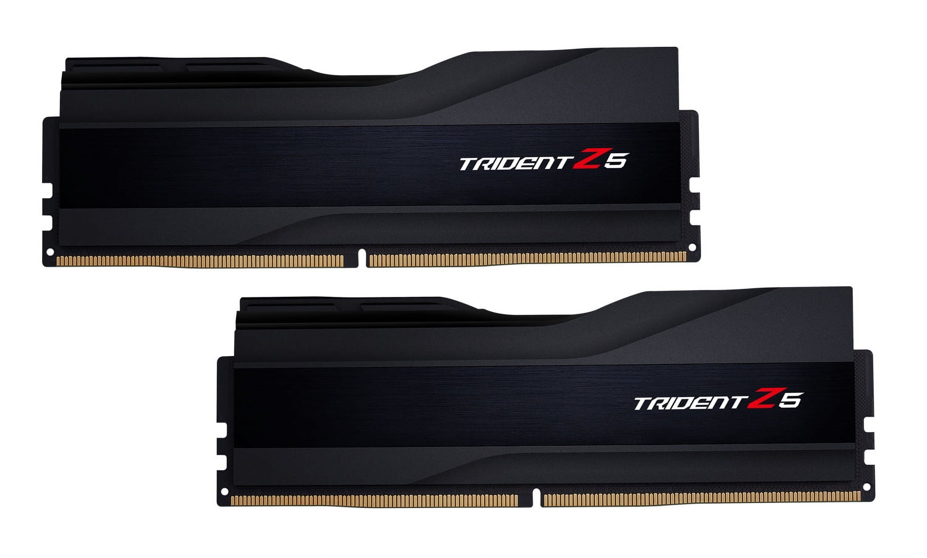 G.Skill F5-6000U4040E16GX2-TZ5K 2 x 16GB 288-Pin DDR5 SDRAM DDR5 6000 Intel XMP 3.0 Desktop Memory Model, Black