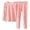 Light Pink, variant on Hienoo Toddler Girls Pajamas Cartoon Long Sleeve Top Pants Sleepwear Set, 2-Piece, Sizes 1-2 Years