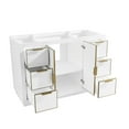 thumbnail image 7 of Avanity Austen-Vs49-G-Gq Austen 48" Free Standing Single Basin Vanity Set - White, 7 of 7