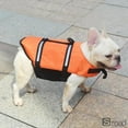 thumbnail image 5 of Adjustable Reflective Dog Life Vest, Summer Pet Swim Aid Safety Jacket For Small Dogs Like Chihuahua, Yorkie, Pug, French Bulldog,L- 10-15kg,Blue Dot,Animal, 5 of 7
