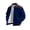 Dark Blue, variant on IAJDKMEK Men's Corduroy Pocket Zipper Jacket - Plus Size Casual Sports, this Zip Up Jacket for Men and Sports Jacket with Pockets,Army Green L