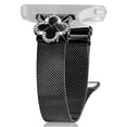 thumbnail image 1 of KAIYANG Correa de reloj de metal galvanizado con banda milanesa para Garmin Vivomove Sport Venu 2 Plus, con decoración de trébol, carcasa negra Si, multicolor, 1 of 5