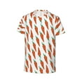 thumbnail image 3 of Fuzoiu Carrot Print Boys' Casual T-Shirt,Crewneck Undershirts,Boys Athletic Shirt,Short Sleeve T-Shirts for Outdoor Play, 3 of 7