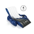 thumbnail image 2 of Intex Inflatable Floating Lounge Pool Recliner Chair with Cup Holders (4 Pack), 2 of 7