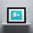 thumbnail image 3 of Trademark Fine Art "Robots on Beach" Canvas Art by Carla Martell, White Matte, Black Frame, 3 of 3