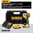 thumbnail image 3 of ATORNILLADOR DE IMPACTO DeWalt 1/4'' SIN CARBONES 20V MAX, 3 of 12