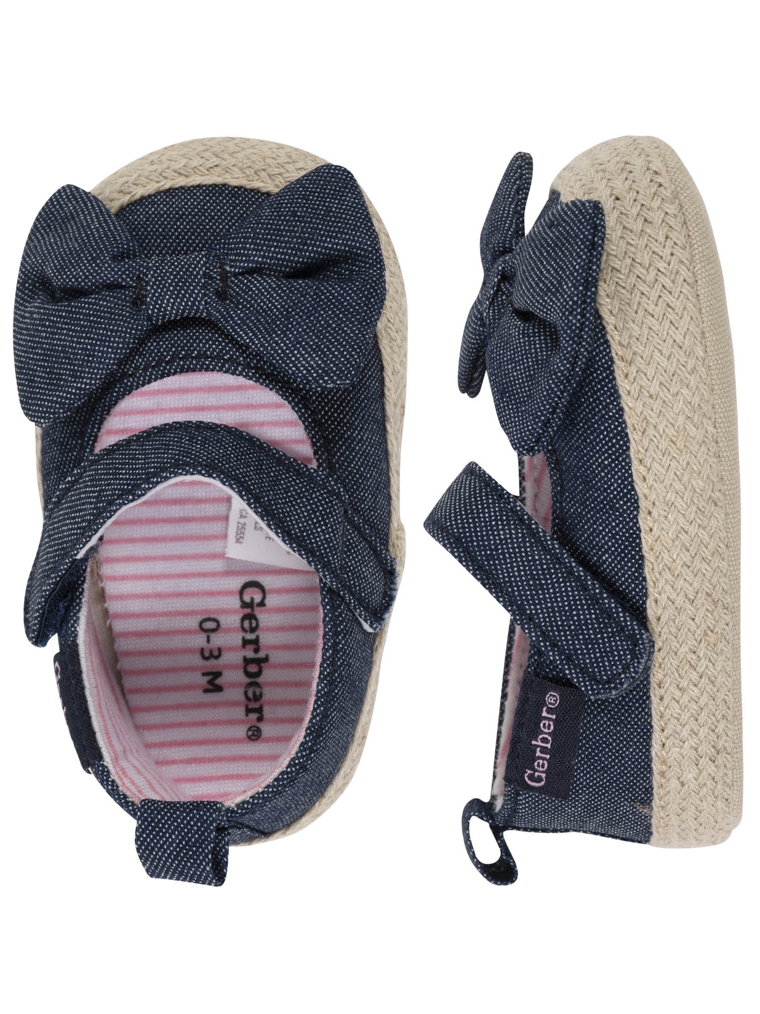 Gerber Baby Girls Soft Sole Shoes (0-3 Months to 6-9 Months)