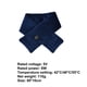 thumbnail image 5 of Bufanda Con Calefacción Eléctrica 3 Engranajes Calentador Cuello Ajustable para Mujeres Y Hombres (azul Marino), 5 of 9