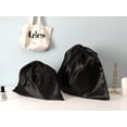 thumbnail image 6 of PlasMaller Dust Cover Storage Bags Silk Cloth with Drawstring Pouch For Handbags Purses Pocketbooks Shoes Boots Set of 2, Black (23.6 x 19.6 in), 6 of 9
