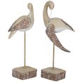 thumbnail image 6 of 16", 16"H Brown Polystone Bird Sculpture, by DecMode (2 Count), 6 of 8