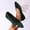 #0007-Green, variant on Women's Velvet Rhinestone Flats, Pointed Toe Studded Loafers, Sparkly Comfortable Slip On Shoes for Party Wedding Daily Gift