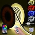 thumbnail image 1 of DELight Outdoor Waterproof 50 Feet LED Neon Rope Light AC 110-120V Multi-color(16) DSL003, 1 of 11