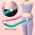 thumbnail image 2 of AQSQ Weighted Soft Spring Hoop Waist-Friendly Foldable Fitness Hoop Portable Home Gym Adults Body Waist Slimming Exercise Equipment, 2 of 6