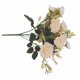 thumbnail image 3 of Ramo de flores artificiales Fotografía Prop Simulación Decoración floral Fiesta de bodas Flor falsa, Champán Advancent HA8205-04B, 3 of 6