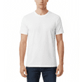 thumbnail image 3 of Hanes Essential-T Classic Fit T-Shirt, Short Sleeve Men's White Tee, 100 Cotton, XL, 6 Pack, 3 of 5