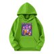 thumbnail image 5 of Moonsky Sudadera con capucha y cordón HUNTRX, estampado de grupo de chicas coreanas, jersey corto, suave y cómodo, top de manga larga para primavera y otoño. Verde 110, 5 of 5