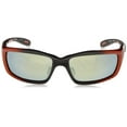 thumbnail image 2 of Crossfire Infinity Safety Glasses with Orange/Black Frame and Gold Mirror Lens, 2 of 4