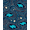 Blue, Pattern 1, variant on ODIKA 2x3 Machine Washable Non-Slip Area Rug, Pod Swimming Oceanic Adventure Marine Wildlife Bath Ensemble High Traffic Rug, Blue, 707425
