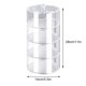 thumbnail image 4 of (4 capas) caja de almacenamiento de cinturón de acrílico caja para presentación de joyas de reloj apilable transparente (29*14 cm) Material: Acrílico, 4 of 5