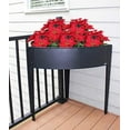 thumbnail image 6 of Corner Planter Metal Raised Garden Bed- Flower, herb or Vegetable Container, Gardening Outdoor Flower Pot, 6 of 7