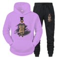 thumbnail image 3 of Chándal para hombre con estampado divertido de perro, ropa deportiva para correr, sudadera con capucha y pantalón de moda, conjunto de 2 piezas para amantes de los perros y animales, conjunto deportiv, 3 of 5