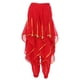 thumbnail image 1 of Pantalones harén para danza del vientre para mujer, estilo tribal, holgados, estilo árabe, para Halloween. rojo, 1 of 9