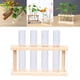 thumbnail image 2 of Plantador Colgante De Pared Tubo De Ensayo Florero Florero Tablero De Vidrio Beige Sunnimix casa de la habitación del estante del tubo de ensayo, 2 of 8