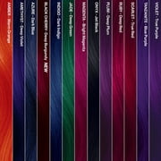 Splat Red Hair Dye Complete Kit, Midnight Ruby Semi-Permanent Color, No Bleach