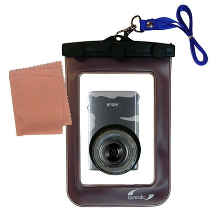 Gomadic Clean and Dry Waterproof Protective Case Suitablefor the Kodak Zm2 Mini Video Camera to use Underwater Gomadic Clean and Dry Waterproof Protective Case Suitablefor the Kodak Zm2 Mini Video Camera to use Underwater