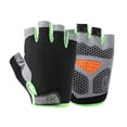 thumbnail image 1 of Hearth & Gear Net Half Finger Gloves Spring And Summer Sports Wear Gloves Windproof Riding Elastic Gloves Biking Shirts Cycling Suit Cycling Sleeves for Men Reflective Shirts for Men Magnified Chest, 1 of 4