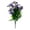 Blue, variant on Outdoor Artificial Flowers 7 Stem Pansy & Violet Bouquet, Lifelike UV-Resistant Plastic Plants for Patio, Balcony & Garden Decor, No-Watering Year-Round Color for Outdoor Home Decoration, Multicolor